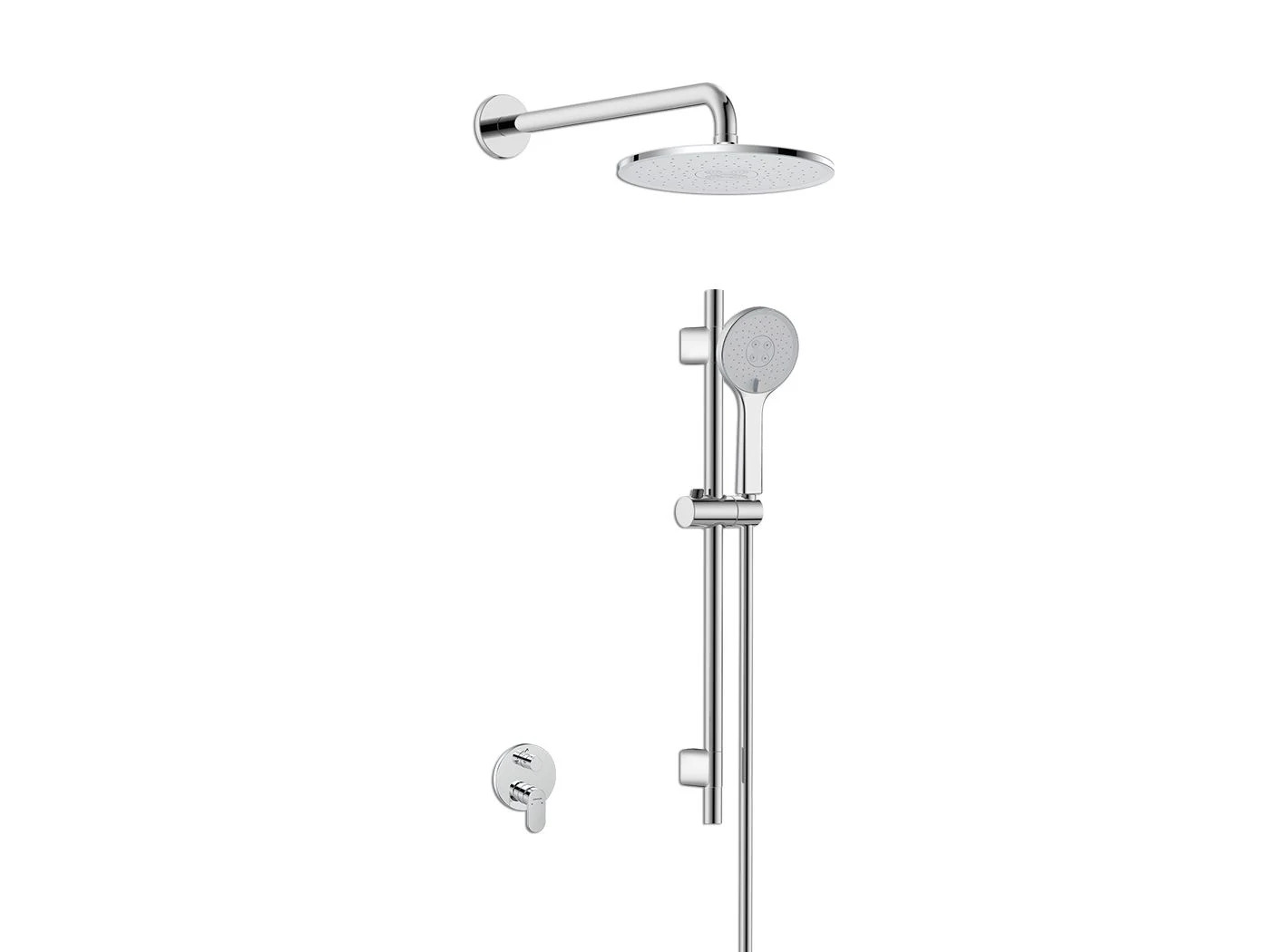 Sen tắm âm tường tẩy cặn 2 chức năng 37309-627-1B-1